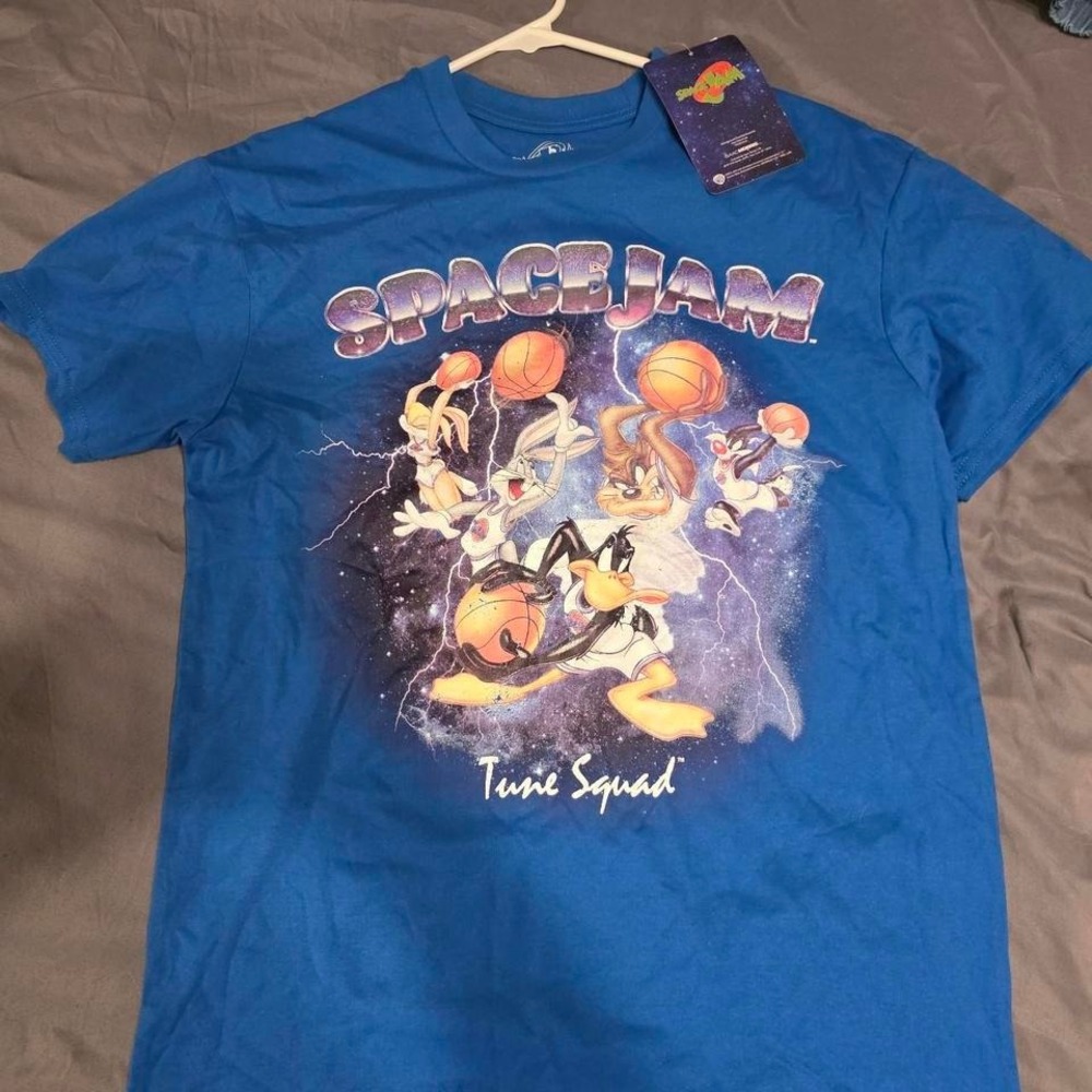 Space Jam blue T-shirt, Size‎ M #NBA #basketball